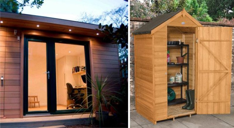 casetas de madera para jardín