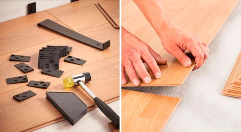 colocación suelo laminado