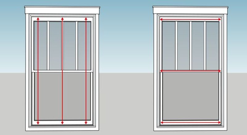 como medir ventanas