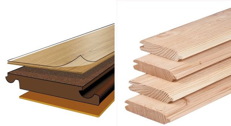 diferencia laminado tarima