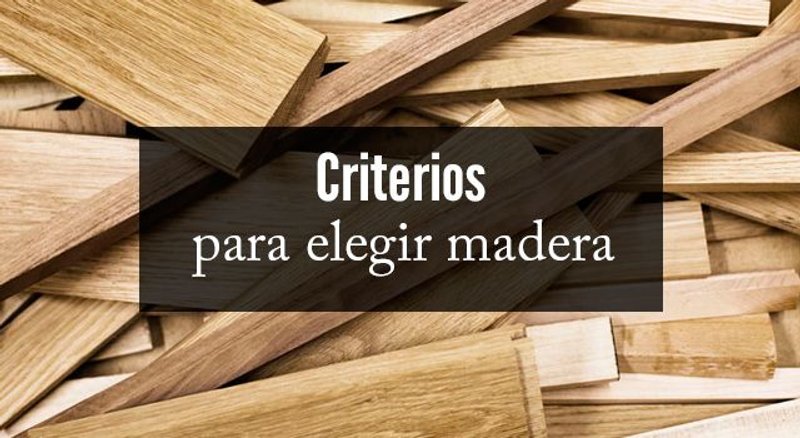 seleccionar madera