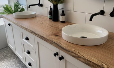 Acabados para una Encimera de Baño de Madera