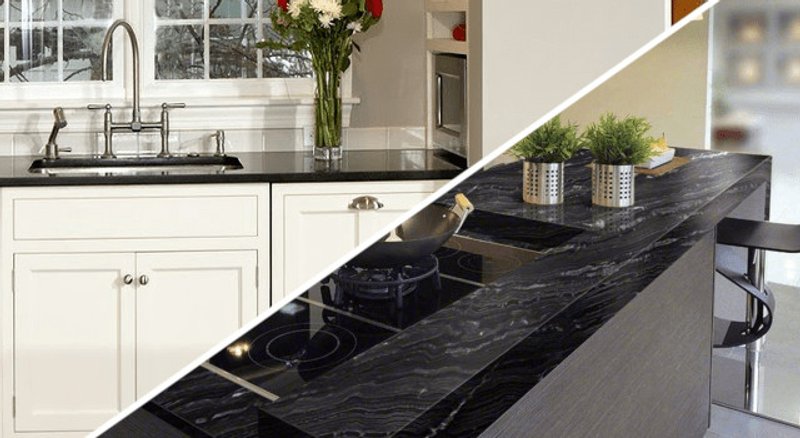 encimera granito negro