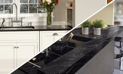 Encimera de Granito Negro: Tipos y Ejemplos
