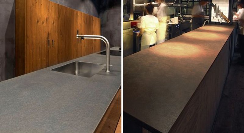 Encimeras estilo industrial