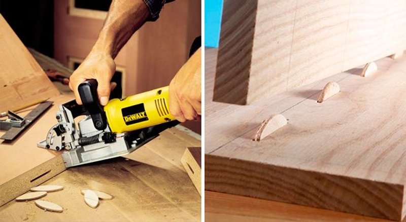 uniones ocultas con galletas