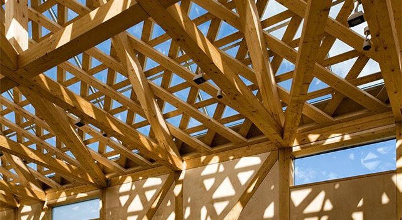 entramado pesado madera