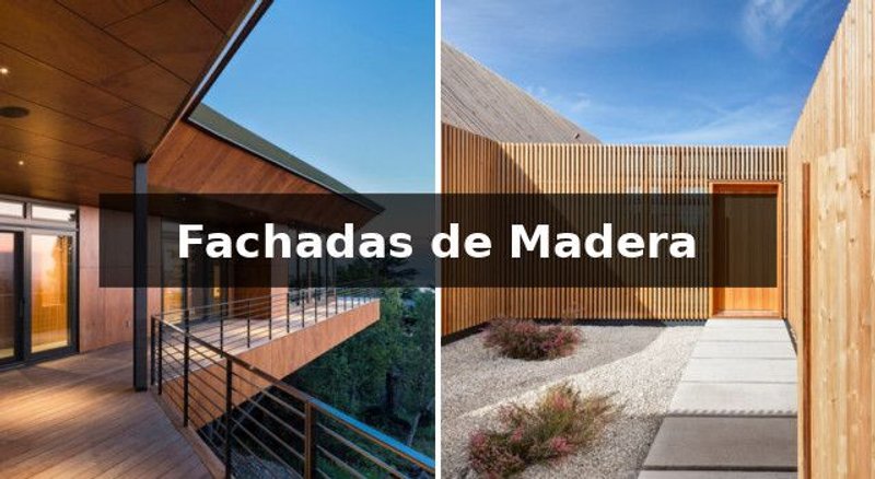 fachadas de madera