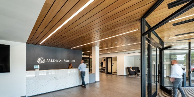 falsos techos de madera