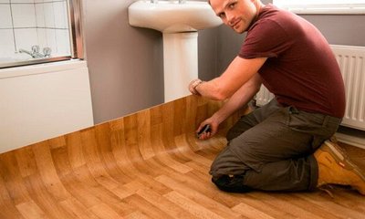 Instalación de Suelos VinÃlicos en Rollo con Adhesivo