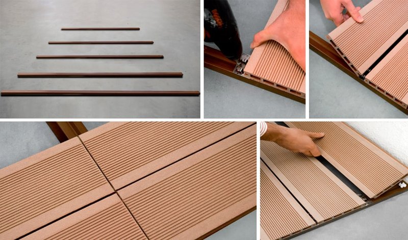 instalacion colocación tarima composite