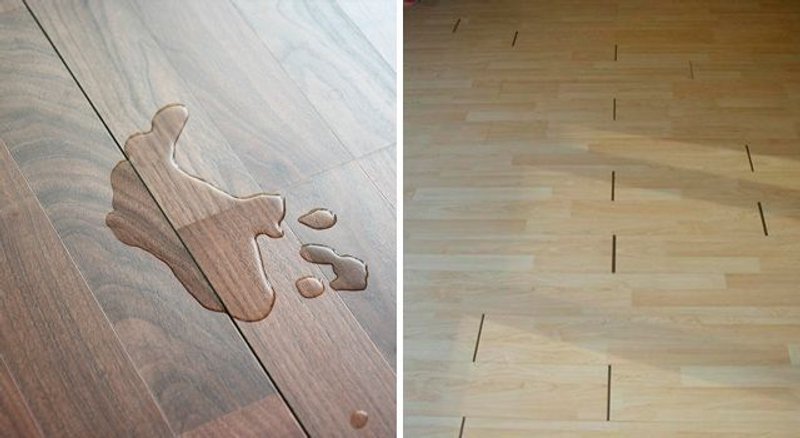 juntas abiertas suelo laminado