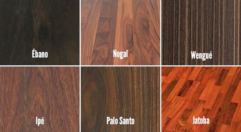 lista maderas negras