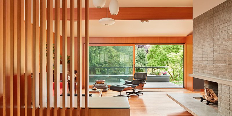 Separar Ambientes con Listones de Madera