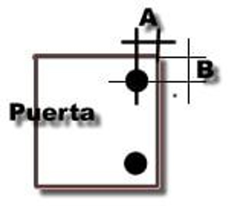 medidas para taladro bisagra