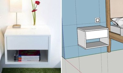 Proyecto Bricolaje: Mesita de Noche Suspendida