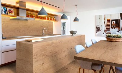 Encimeras efecto Madera: Materiales y Ejemplos