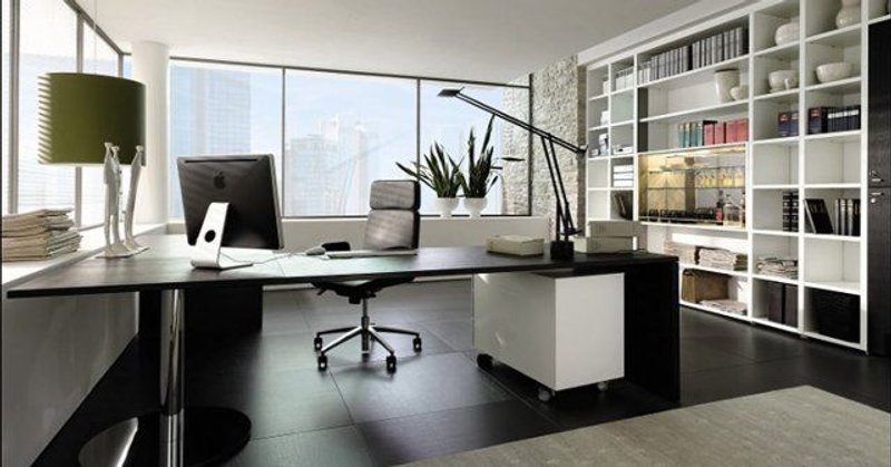 oficina casera iluminacion