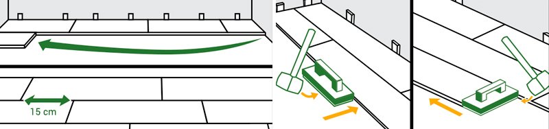 pasos para pegar tarima 02