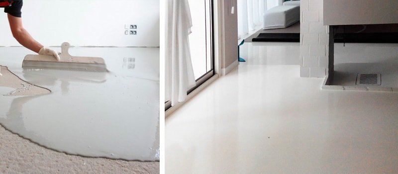 suelo continuo autonivelante