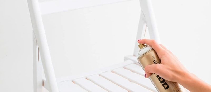 pintar con spray en madera