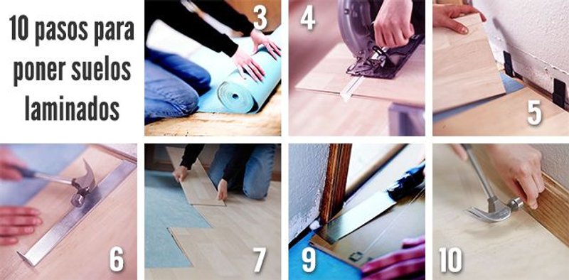 poner suelo laminado