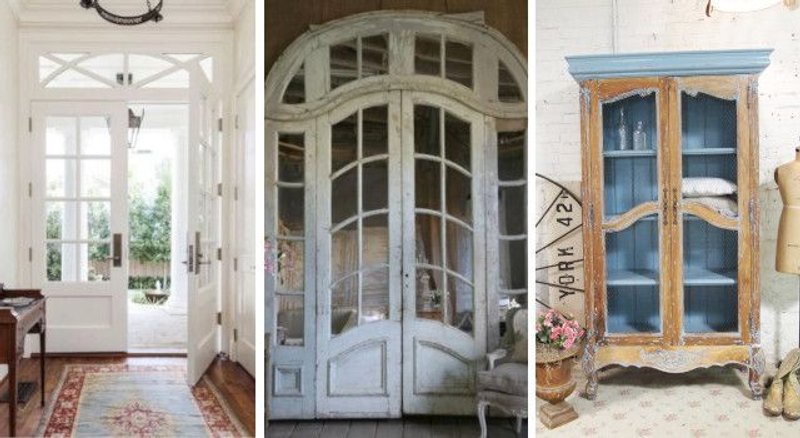 decoración puertas francesas