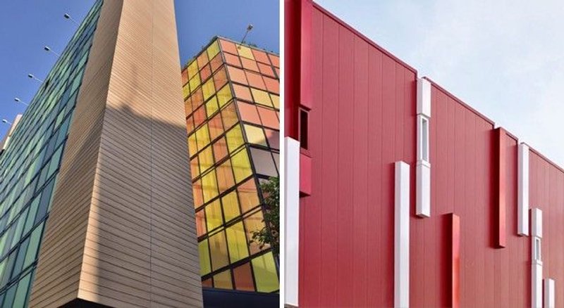 edificio revestimiento composite fachada