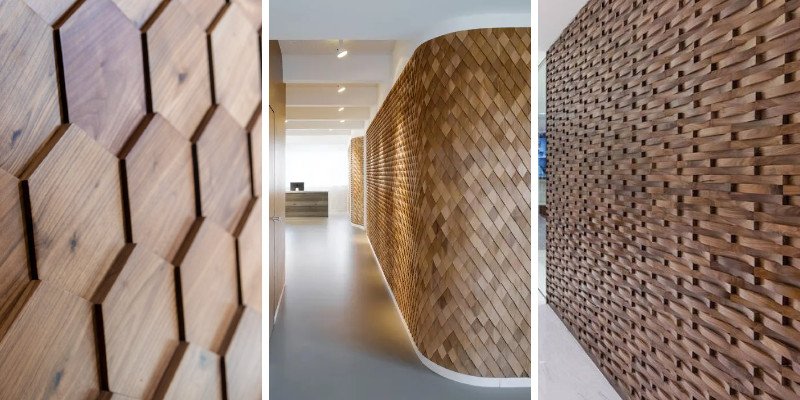 revestimientos creativos de madera