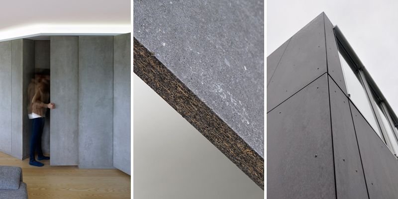 tablero madera cemento