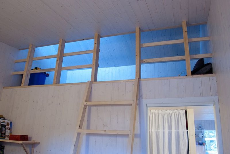 techo de madera simple