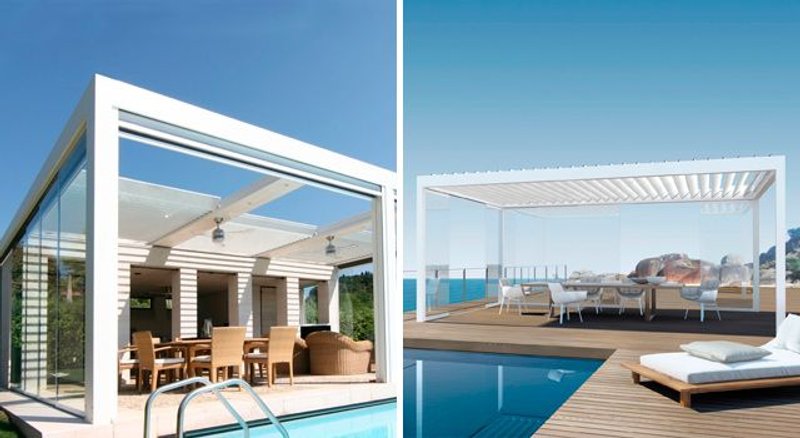 tipos de cubiertas bioclimáticas