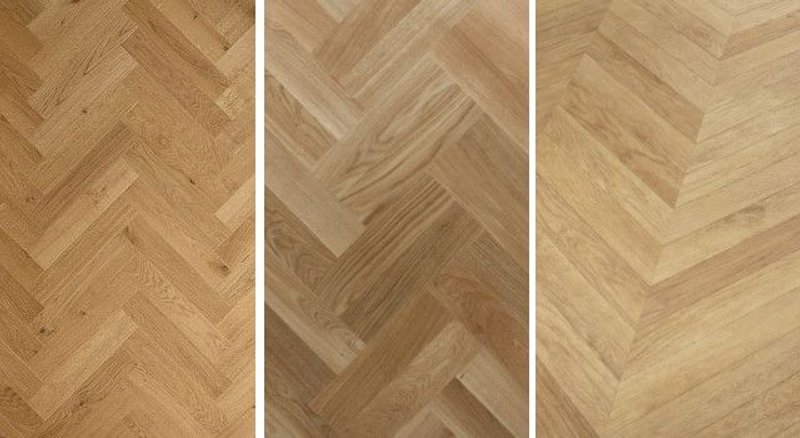 tipos de tarima en espiga