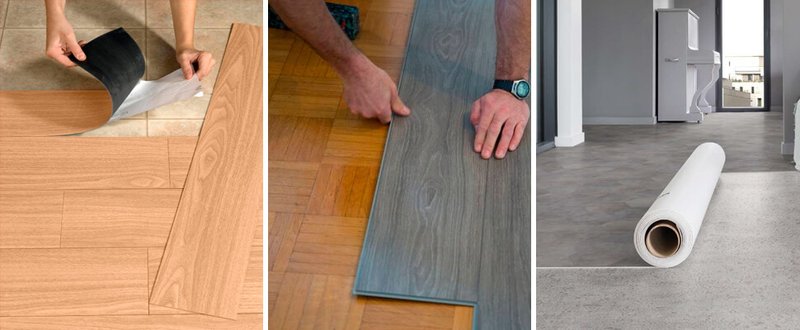 tipos de suelos vinílicos