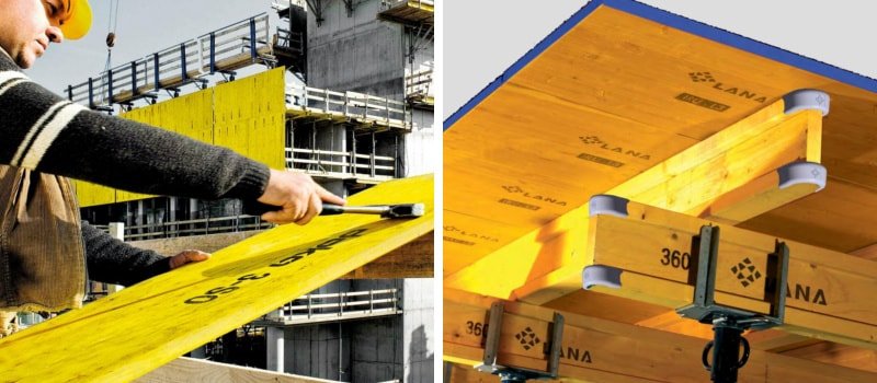 madera tricapa enconfrados construcción