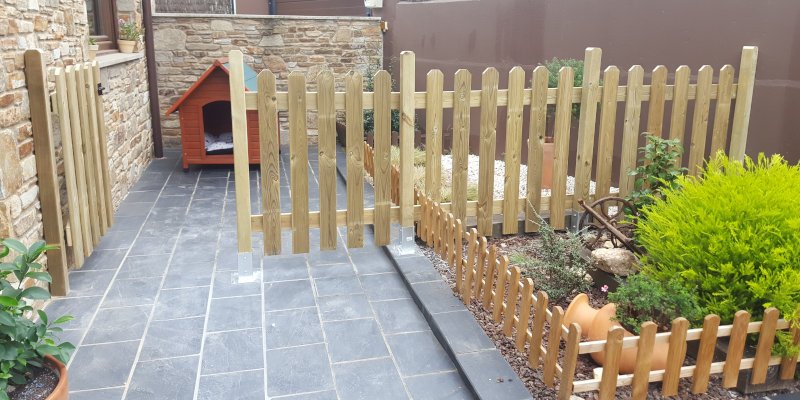 valla madera tratada