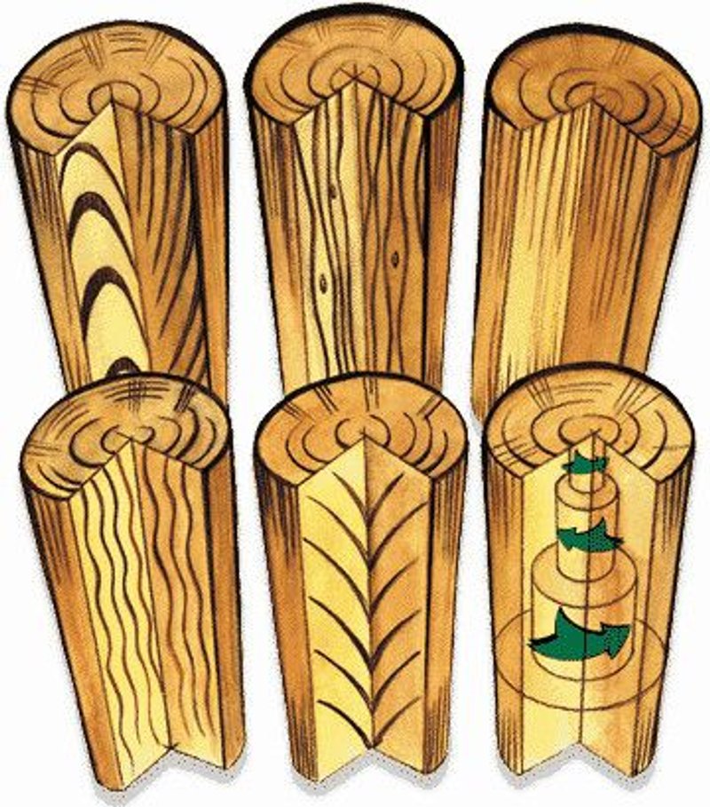 que tipos de vetas puedes tener la madera